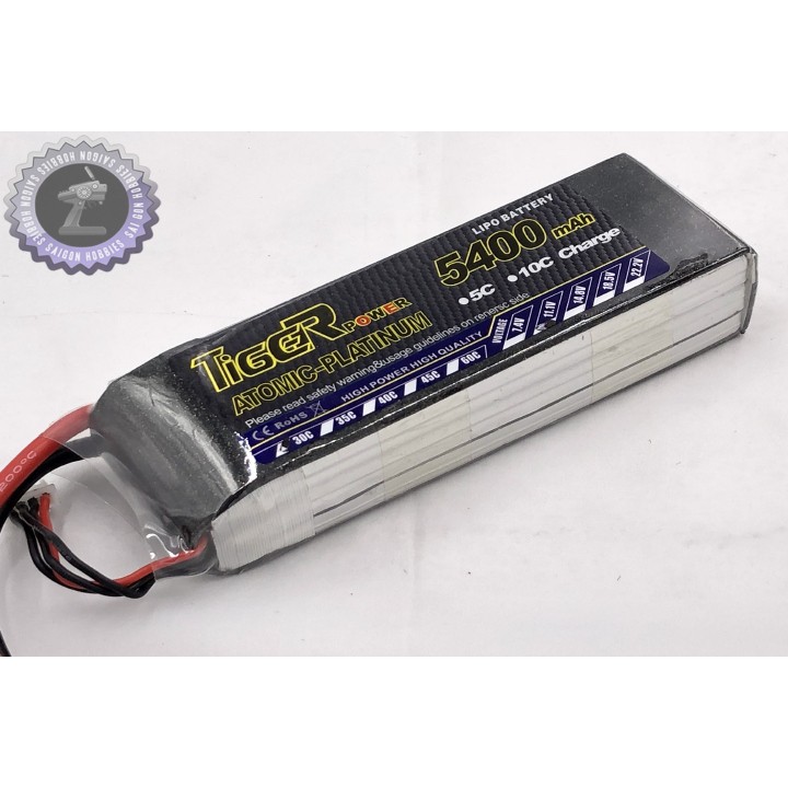 Pin Tiger 3s  11.1V 5400mah 30C