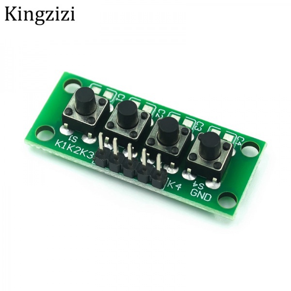 Mô Đun Bàn Phím 1x4 4 Phím Độc Lập Cho Arduino