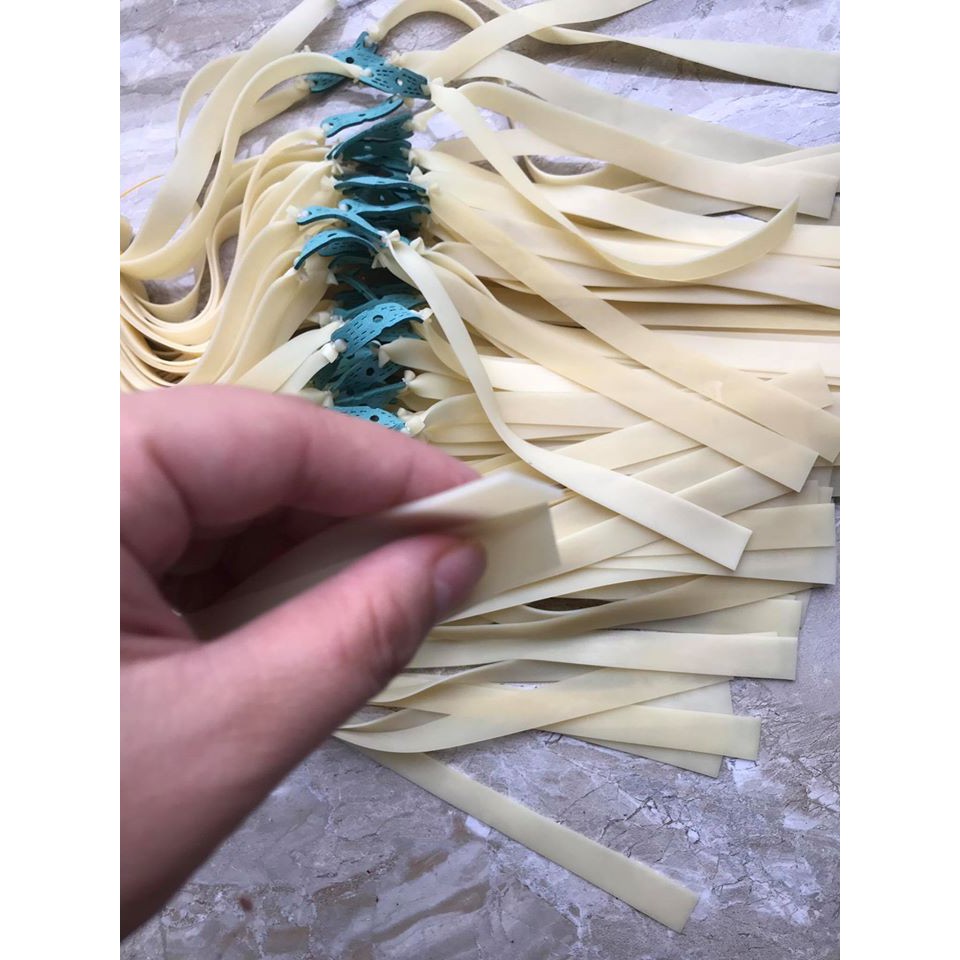 COMBO 10 DÂY THUN NÁ CAO SU LATEX  1MM