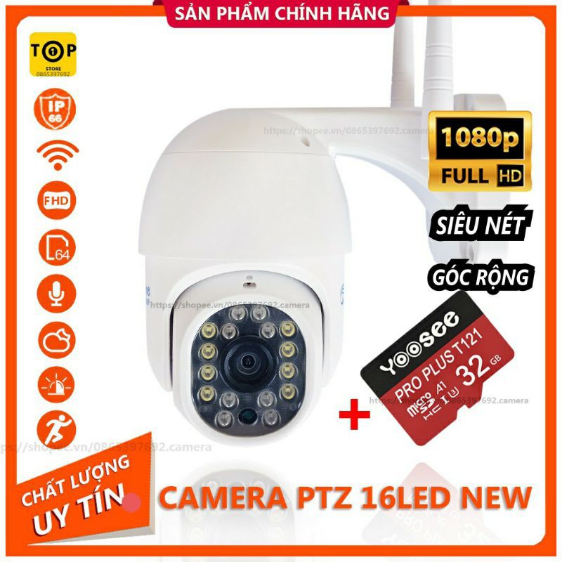 CAMERA PTZ MINI KÈM THẺ NHỚ 32G