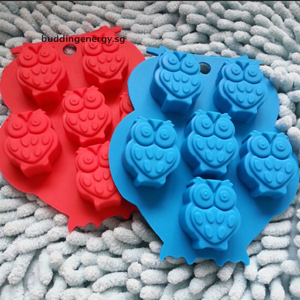 Khuôn Silicone Tạo Hình Chim Cú Làm Bánh Kẹo Tiện Dụng