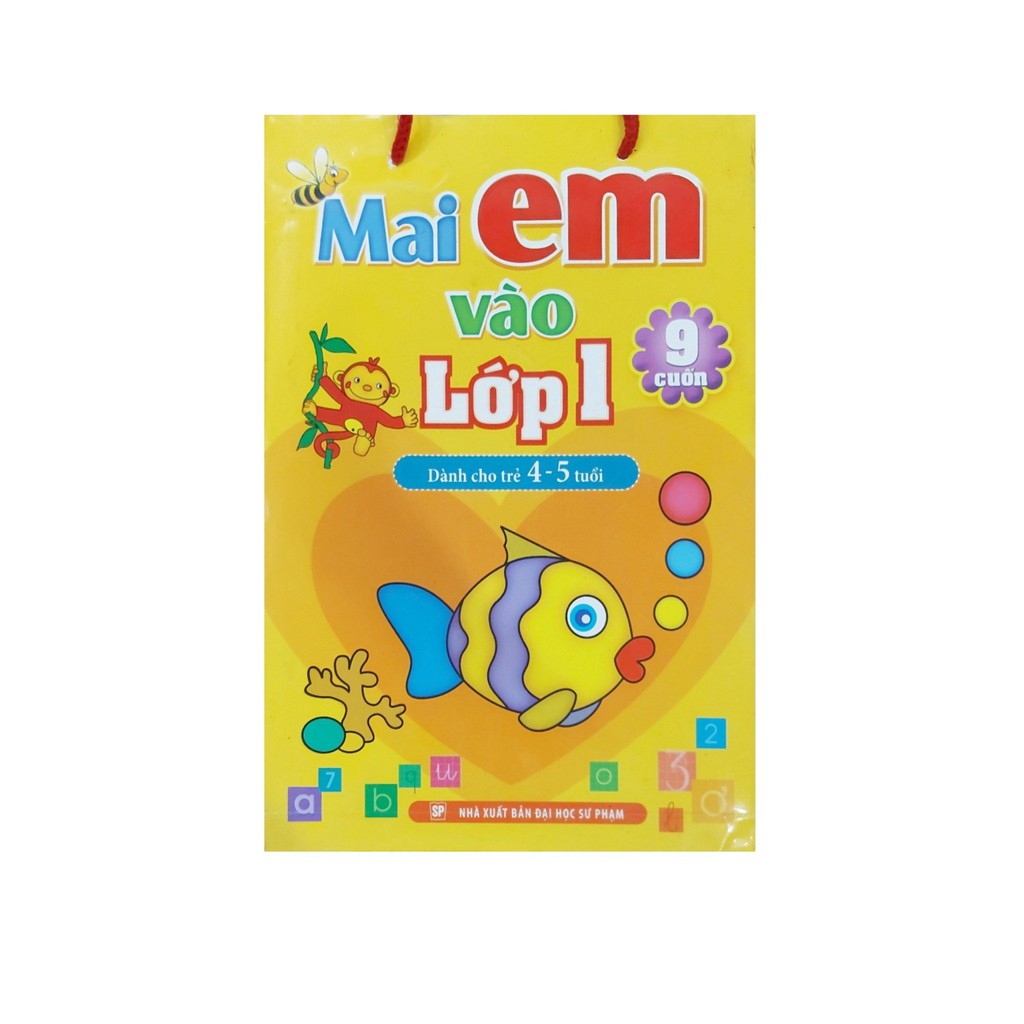 Sách - Mai em vào lớp 1 ( 9 cuốn )  dành cho trẻ 4 đến 5 tuổi