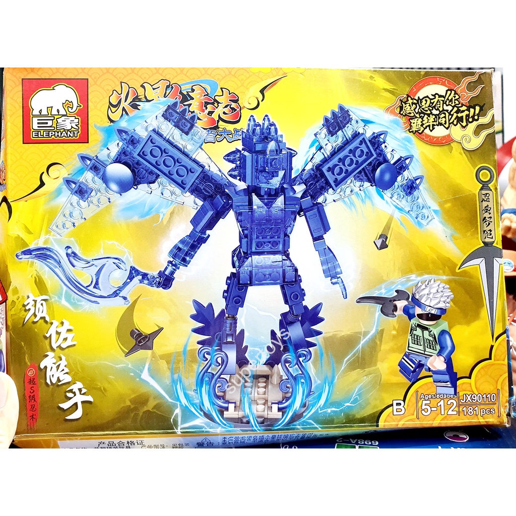 lego naruto các susanoo và cửu vỹ siêu đẹp