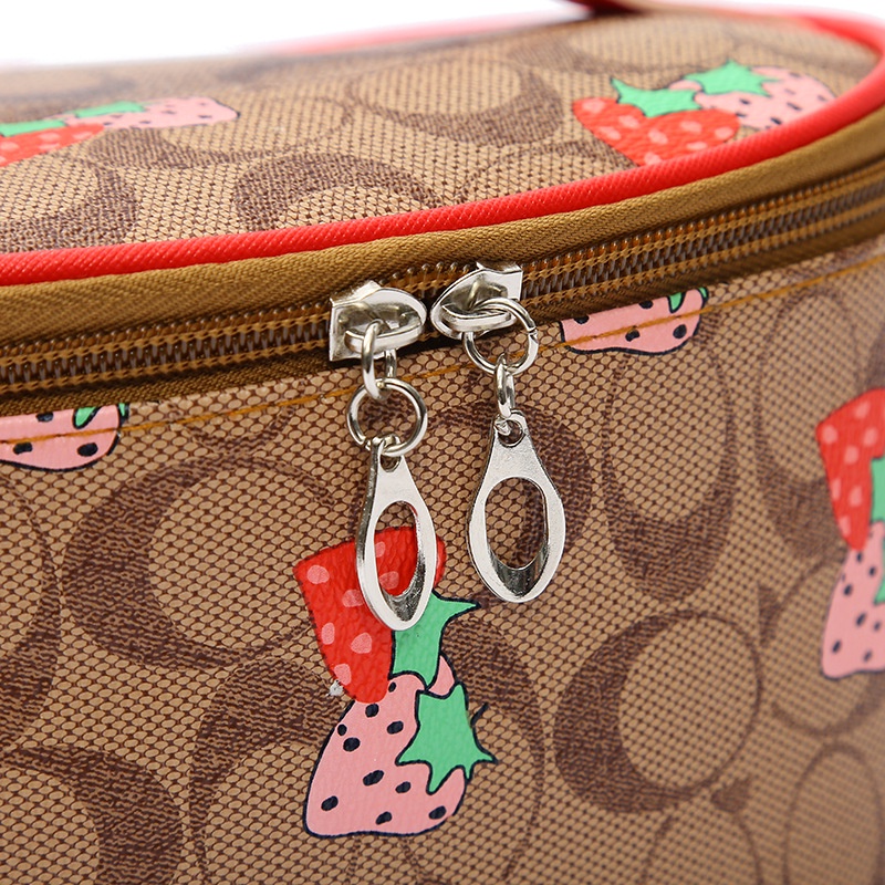 Túi Đựng Mỹ Phẩm Cỡ Lớn In Họa Tiết Thời Trang Tiện Dụng Mang Theo Du Lịch