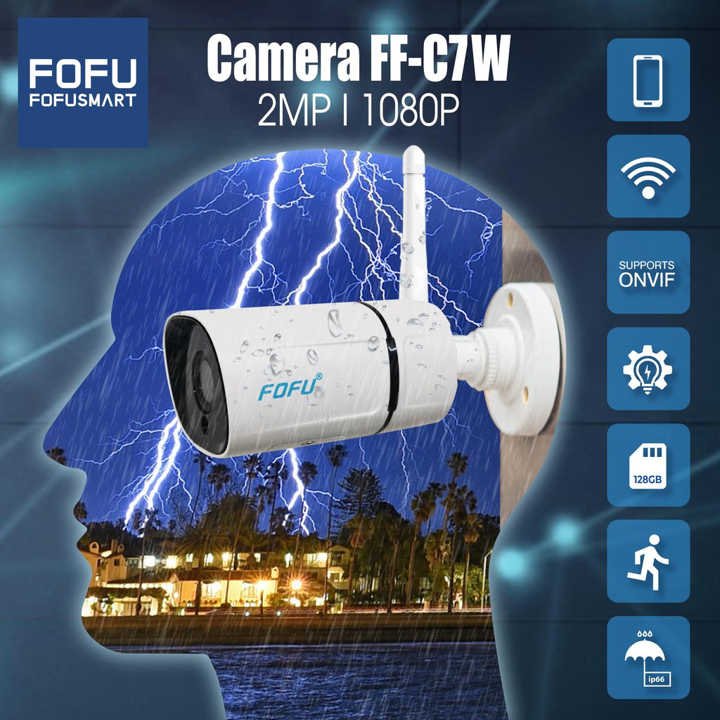KM Camera giám sát wifi FOFU Starcam 1.0Mp 2.1Mp siêu nét