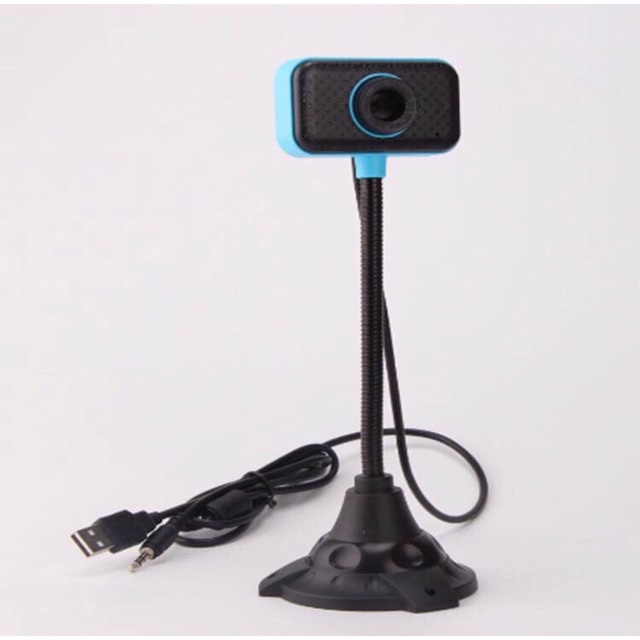 Webcam Chân Cao có mic dùng cho máy tính có tích hợp mic và đèn Led trợ sáng |Webcam máy tính để bàn| Bảo hành 3 tháng