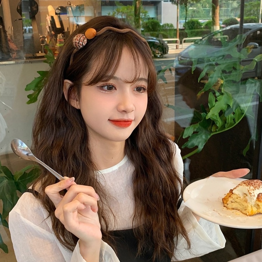 Cài tóc thiết kế gợn sóng phong cách Hàn Quốc xinh xắn cho nữ