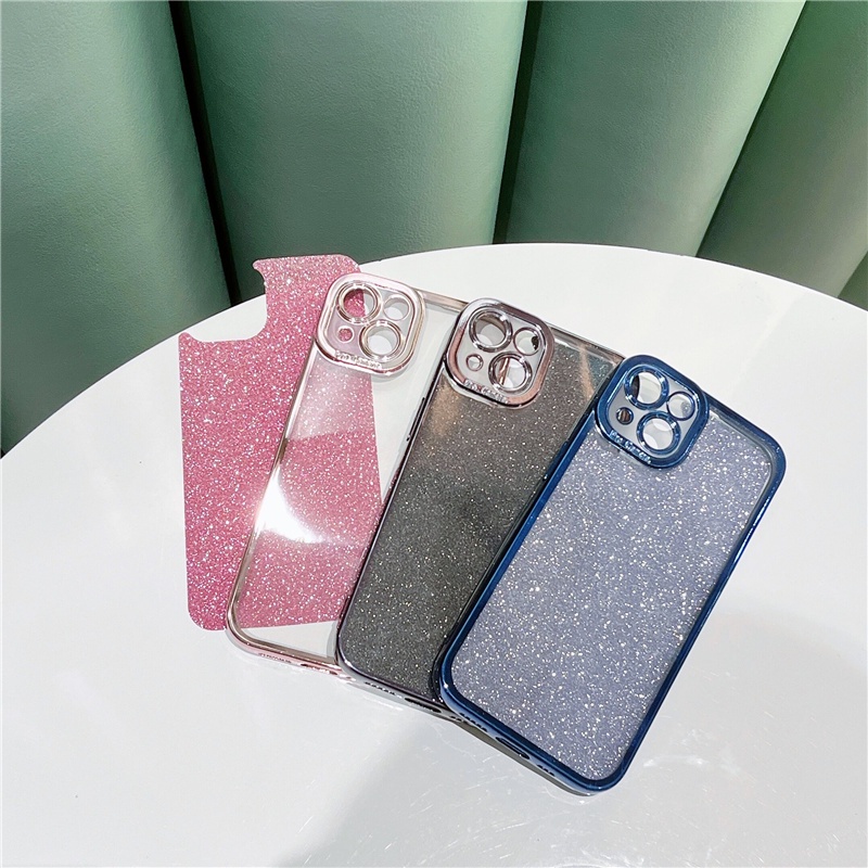 Ốp Điện Thoại Mềm Hình Gấu 6D Màu Hồng Cho iphone 13 12 11 Pro MAX 7 + 8Plus SE 2020 XR XS MAX XX