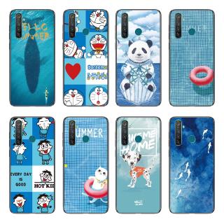 Ốp điện thoại TPU hình cá voi cho Oppo Realme 5i / Realme 5S / Realme 5 Pro / Realme Q