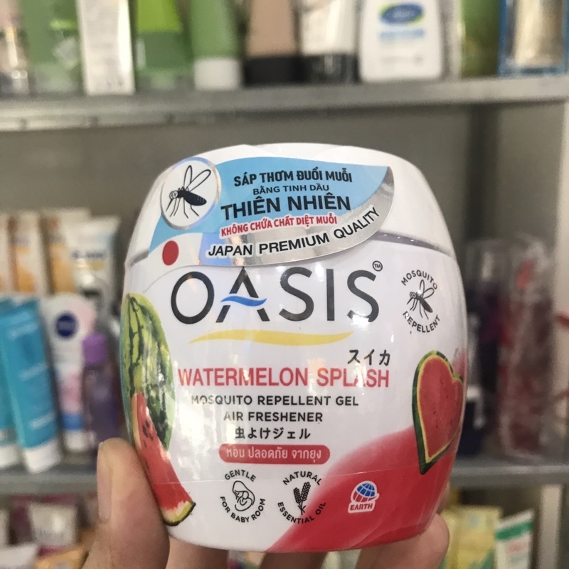 Sáp Thơm Đuổi Muỗi Thiên Nhiên OASIS 180g thái Lan