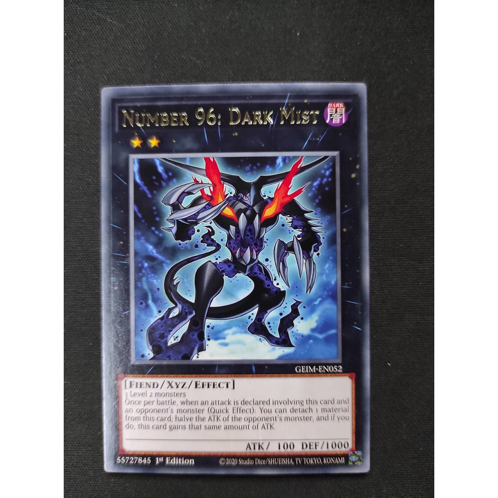 1 lá thẻ bài Number 96: Dark Mist - GEIM-EN052 - Rare