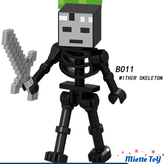 MIE Lego Minifigures Building Blocks Toys for Kids  Minecraft Iron puppet