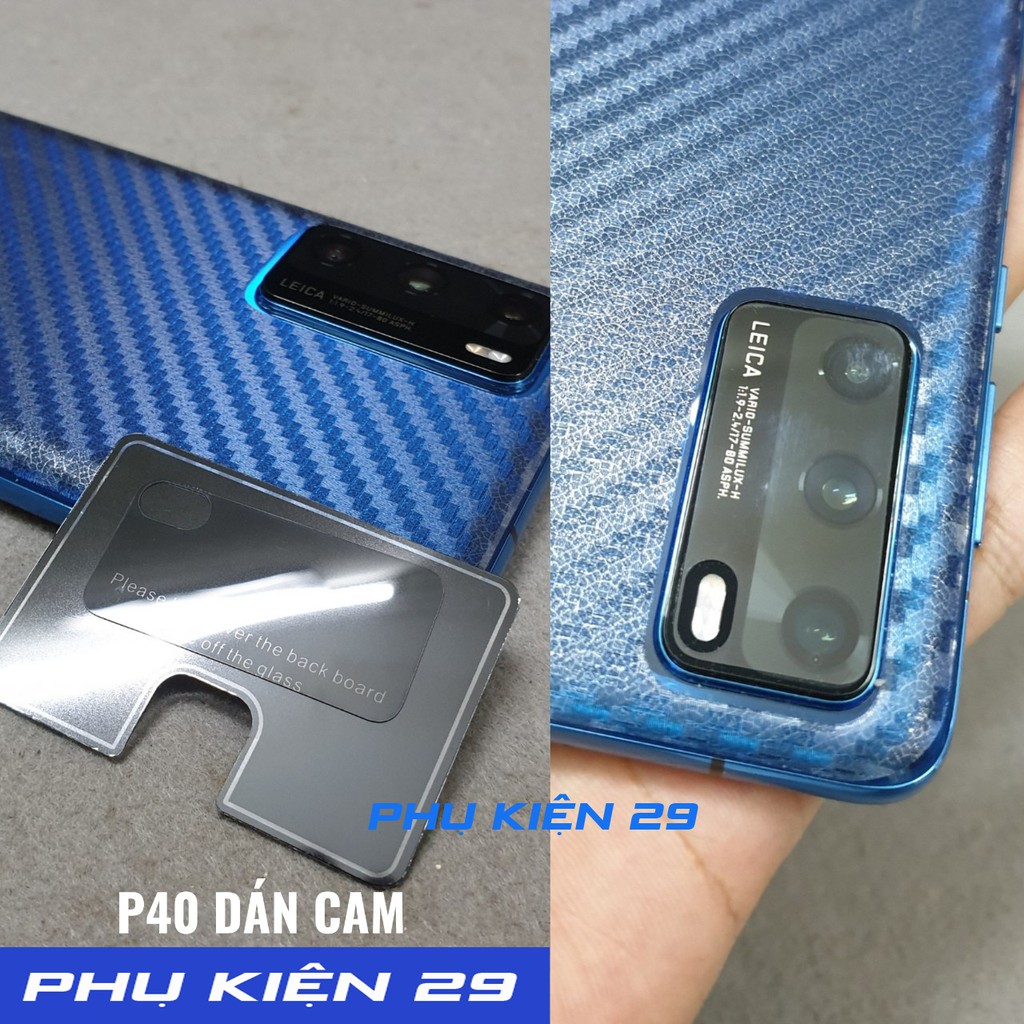 [Huawei P40/P40 Pro] Dán kính chống xước camera