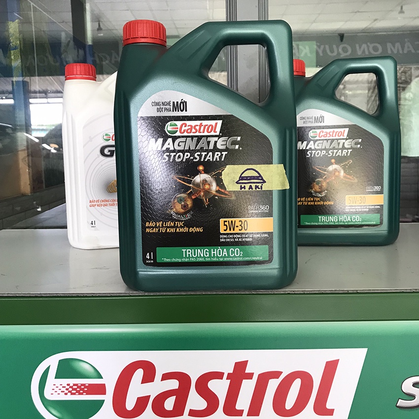 Nhớt ô tô nhớt Castrol 5W30 chính hãng dùng cho động cơ máy xăng và máy