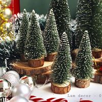 Cây thông Noel mini  để bàn trang trí giáng sinh