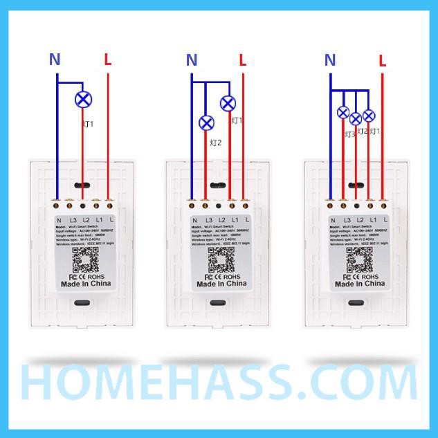 Công Tắc Cảm Ứng Mặt Kính Zigbee 3.0 Tuya Sonoff ZB1 (Hỗ trợ Home Assistant)