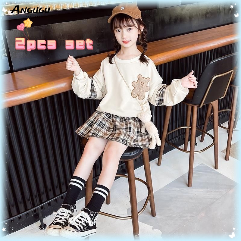 Set 2 Đầm Thời Trang Hàn Quốc Cho Bé Gái Từ 3 Đến 4 Đến 5 Đến 6 Đến 7 Đến 8 Đến 9 Đến 10 Đến 11 12 Tuổi