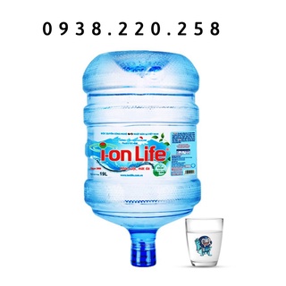 Bình nước 19l ion life + vỏ bình