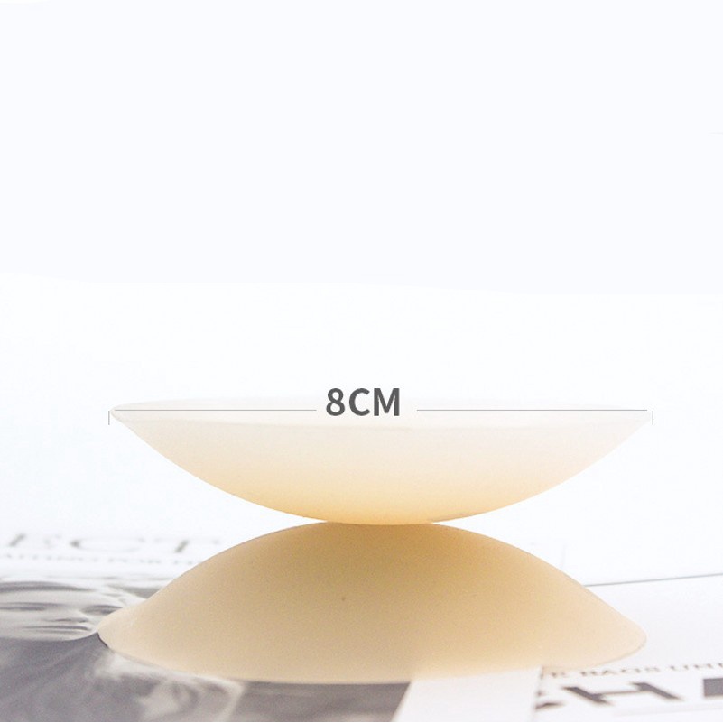 Set 1 / 6 Cặp Miếng Dán Ngực Bằng Silicone Tự Dính Không Dây Không Đường May Dành Cho Nữ