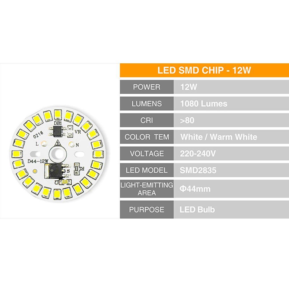 MOCHO Bóng Đèn LED Ánh Sáng Trắng 220V