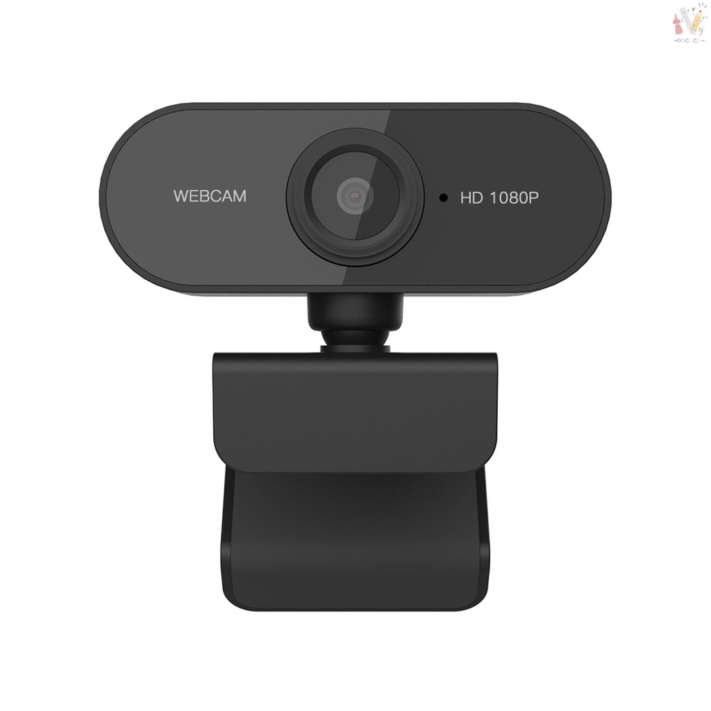 Webcam 1080p Hd 2 Mega Pixel Xoay 360 Độ Tự Động Lấy Nét Kèm Micro Cho Máy Tính