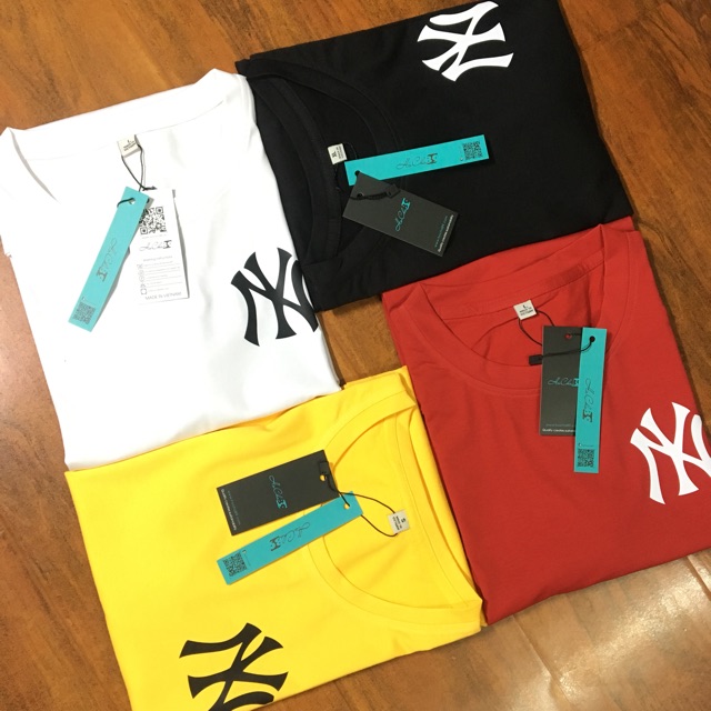 Áo Thun NY Mickey - Màu Đỏ - Cotton 4C 65% Siêu mát