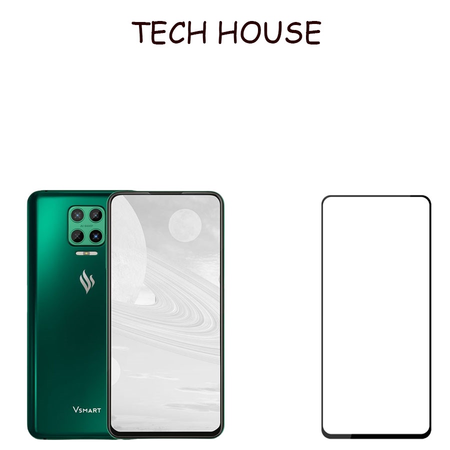 Kính cường lực Vsmart Aris Pro (Full màn, Full keo)