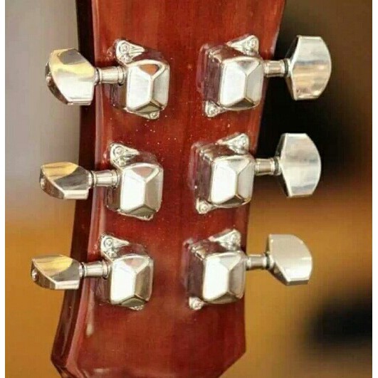 Khóa hộp đàn guitar Acoustic khóa bạc hoặc vàng trọn bộ 6 cái