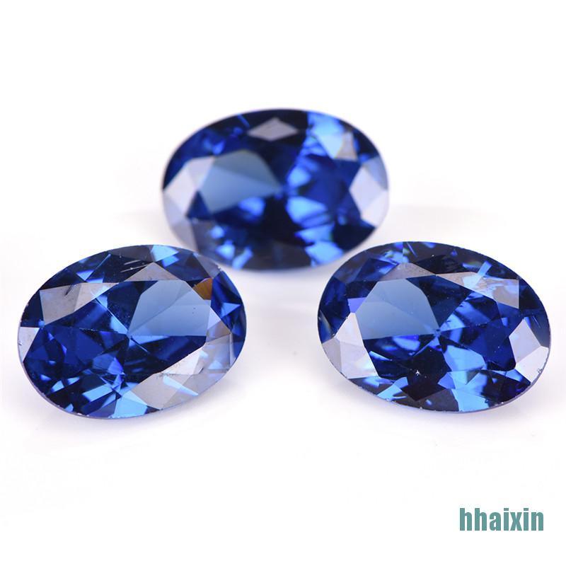 Đá Zircon Tự Nhiên Hình Oval 10x14mm Dùng Làm Đồ Trang Sức Thủ Công