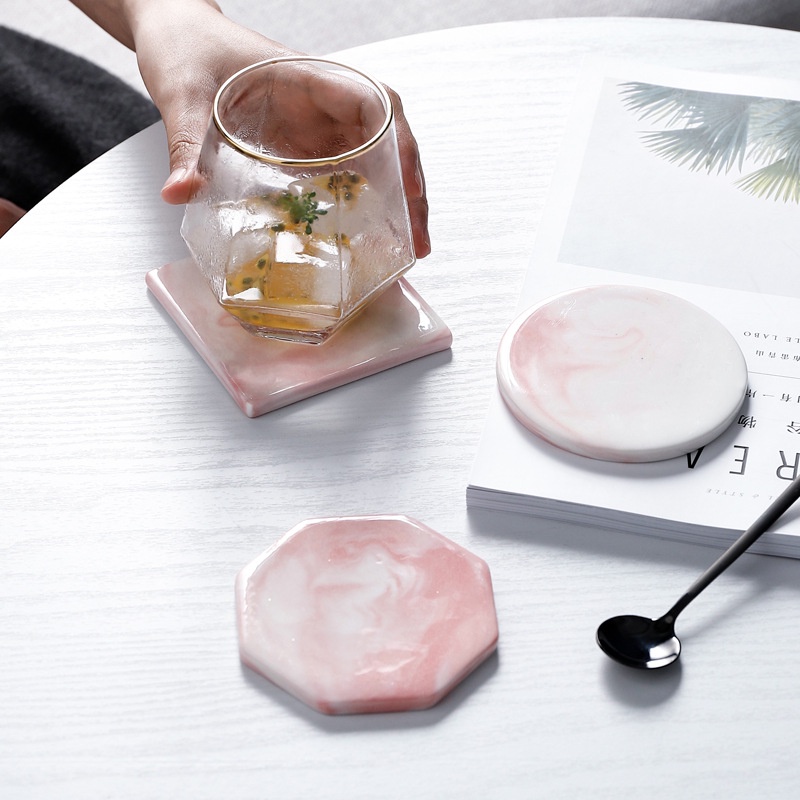 Giá Đỡ Cốc Trà Bằng Gốm Cách Nhiệt Chống Bỏng Chống Trượt