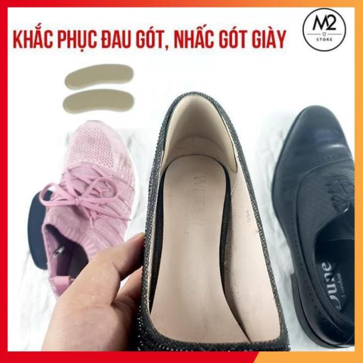 Miếng Lót Gót Giày Nam Nữ - Chống Đau Gót, Nhấc Gót C01X (Bộ 2 miếng)