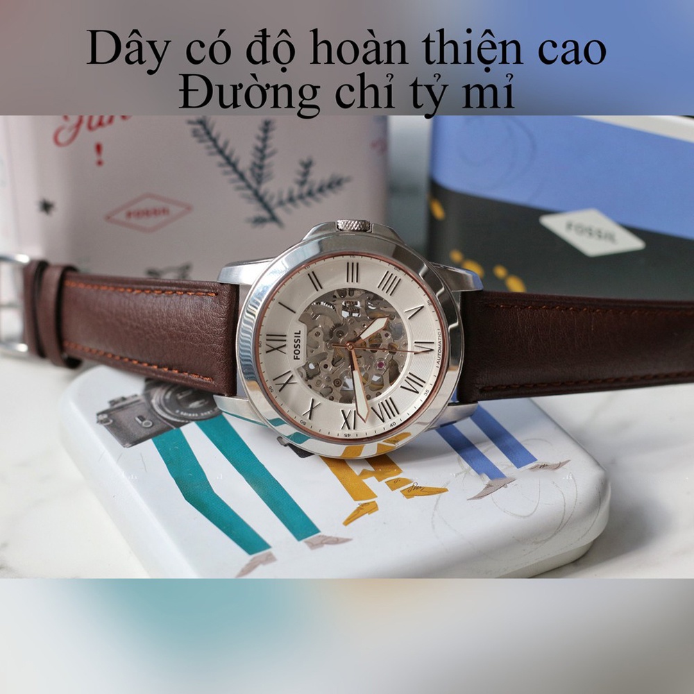 [FULL SIZE] Dây đồng hồ da bò Original cực mềm, dây da chống nước chính hãng Italy (Nâu, Đen)