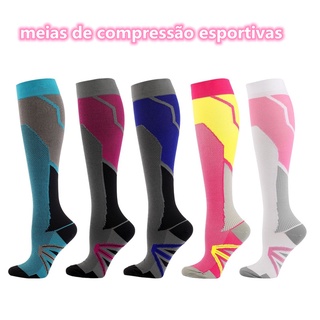 Vớ nén thể thao co giãn phù hợp cho đạp xe / chạy bộ / chạy bộ / phụ nữ mang thai / công sở / vớ nén mới