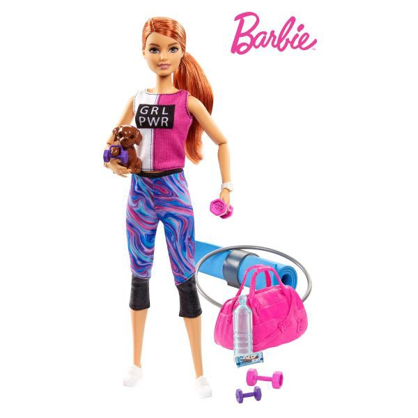 Đồ Chơi Barbie Chăm sóc sức khỏe búp bê - Thời trang phòng gym GJG57/GKH73