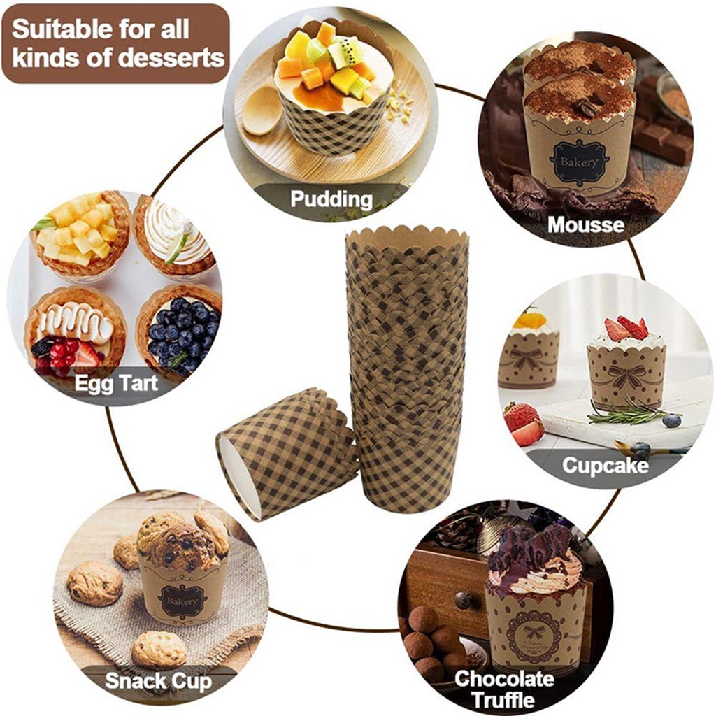 Cốc Đựng Bánh Cupcake / Món Tráng Miệng Dành Cho Nhà Bếp