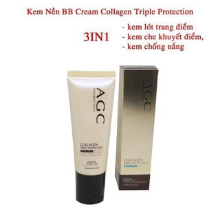 Kem nền che khuyết điểm-bb collagen agc-