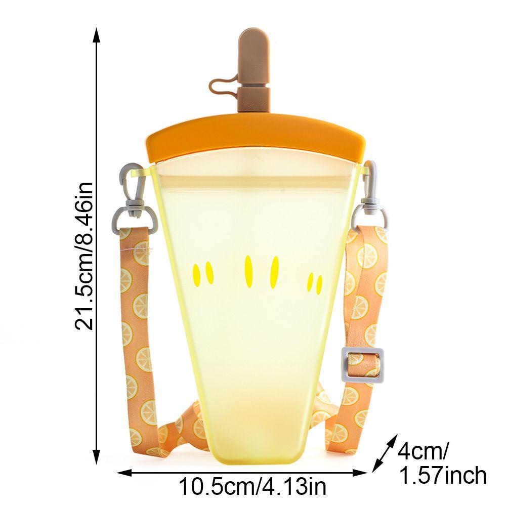 Cốc Uống Nước Bằng Nhựa Dung Tích 320ML Có Dây Đeo Tiện Dụng