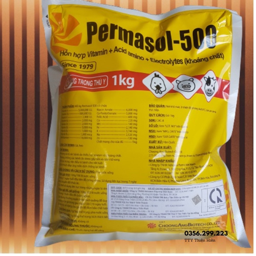 Vitamin tổng hợp cao cấp Permasol 500 Hàn Quốc