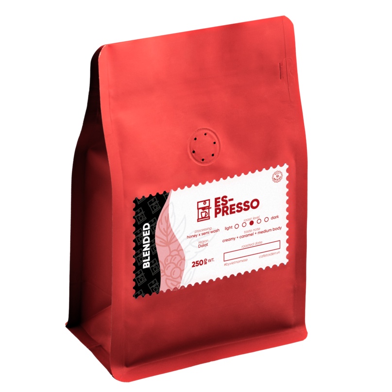 [ CÀ PHÊ HẠT PHA MÁY] Espresso Blended - Cà phê rang xay