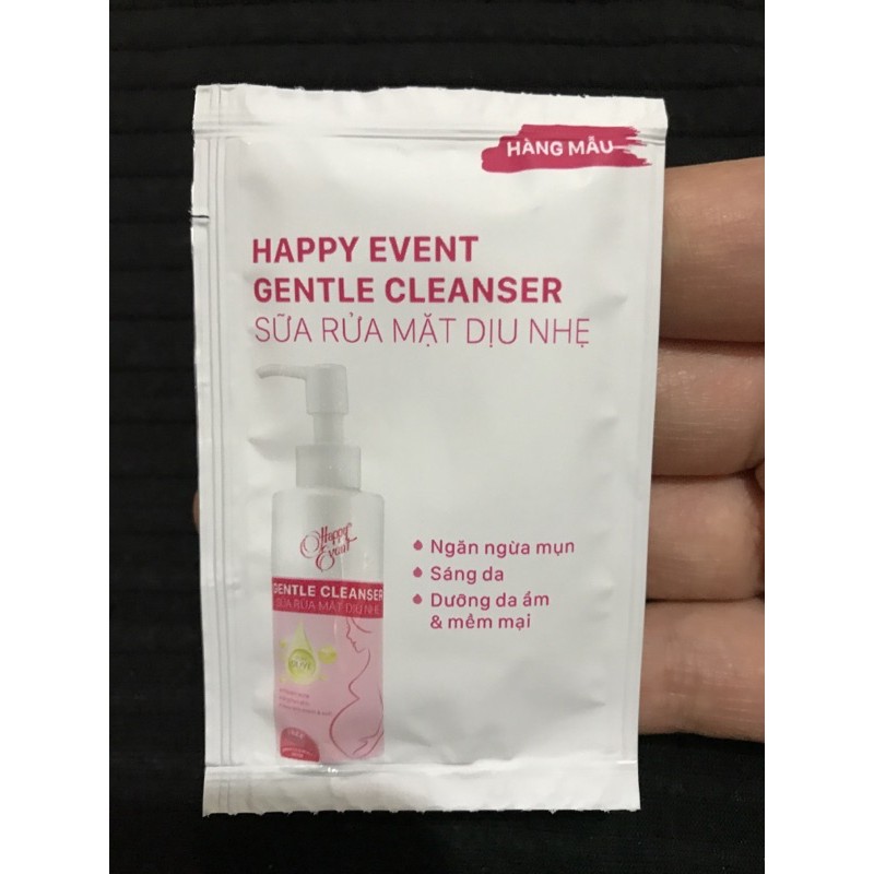 Sữa rửa mặt cho phụ nữ mang thai Happy Event 3ml
