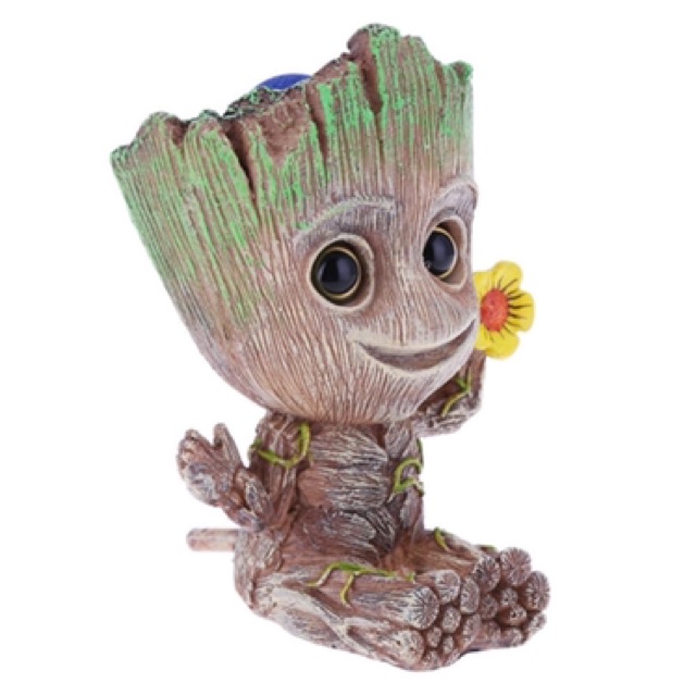 Tượng baby groot kim sũi oxy cho hồ cá cảnh