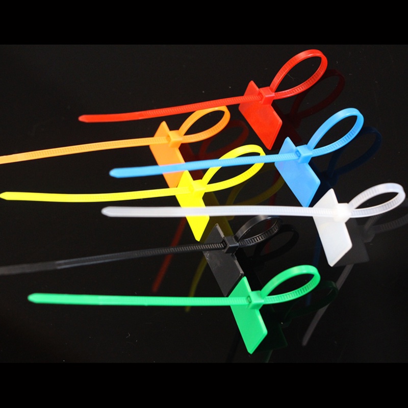 Set 10 Dây Rút Nhựa Nylon Tự Khóa Nhiều Màu Sắc Tùy Chọn