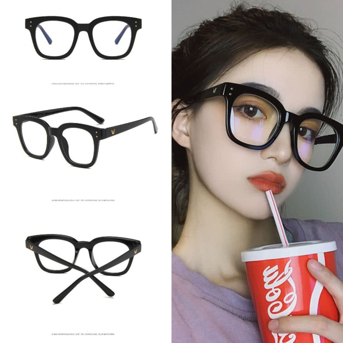 NEW Mắt Kính Gọng Vuông Phong Cách Retro | BigBuy360 - bigbuy360.vn