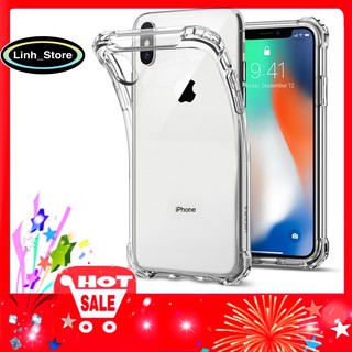 [IPHONE & OPPO] Ốp lưng TPU Trong Suốt Chống Sốc Cho IPhone X XS XR XSMAX 8 Plus 8 7 Plus 6s 6Plus 5S 11 PRO MAX OPPO F7