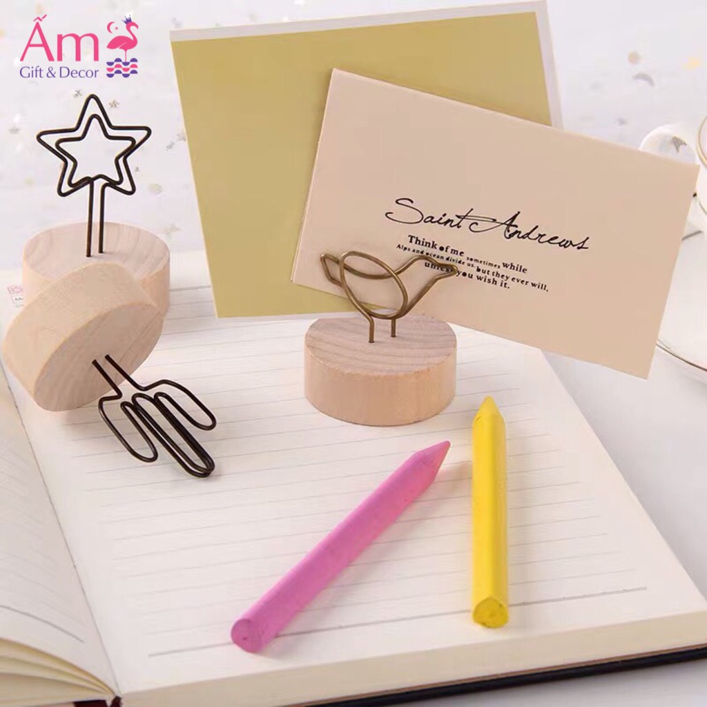 Kẹp Ảnh Để Bàn Bằng Gỗ Cute Nhiều Hình - Kẹp Ảnh Giấy Trang Trí Phòng  - Kích Thước 3x3cm - Freeship Xtra Toàn Quốc | BigBuy360 - bigbuy360.vn