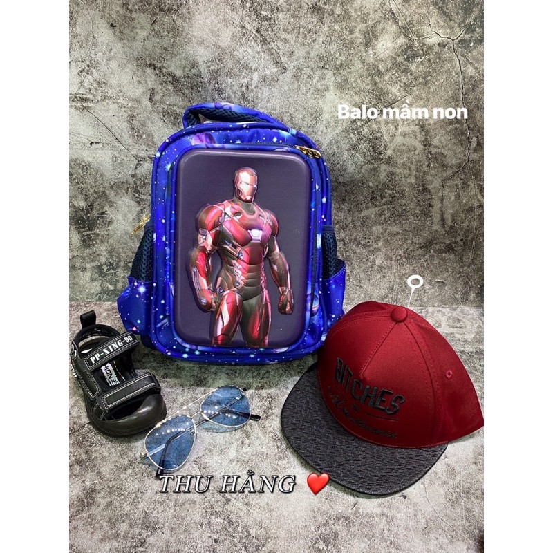 Balo in 3d nổi cho bé trai mầm non