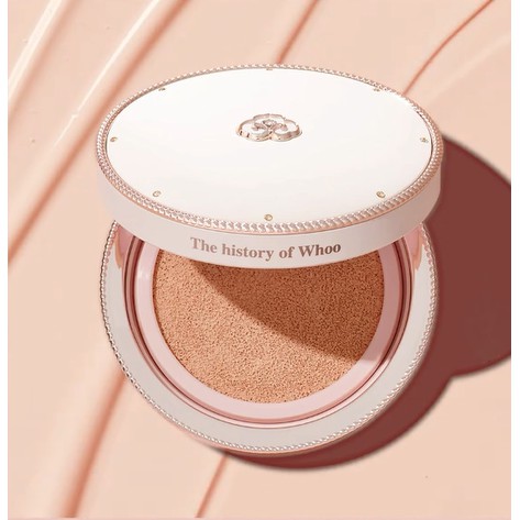 Set Phấn Nước Dưỡng Trắng Da Whoo Radiant White Moisture Cushion Foundation Special Set