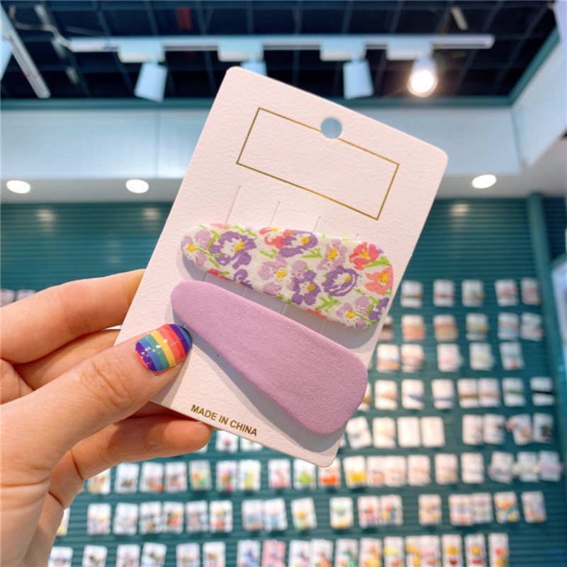 Kẹp Tóc Vải Hoa Xinh Xắn Dành Cho Bé Gái