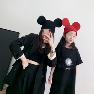 Nón Len Tai Chuột Mickey Dễ Thương Cho Bé