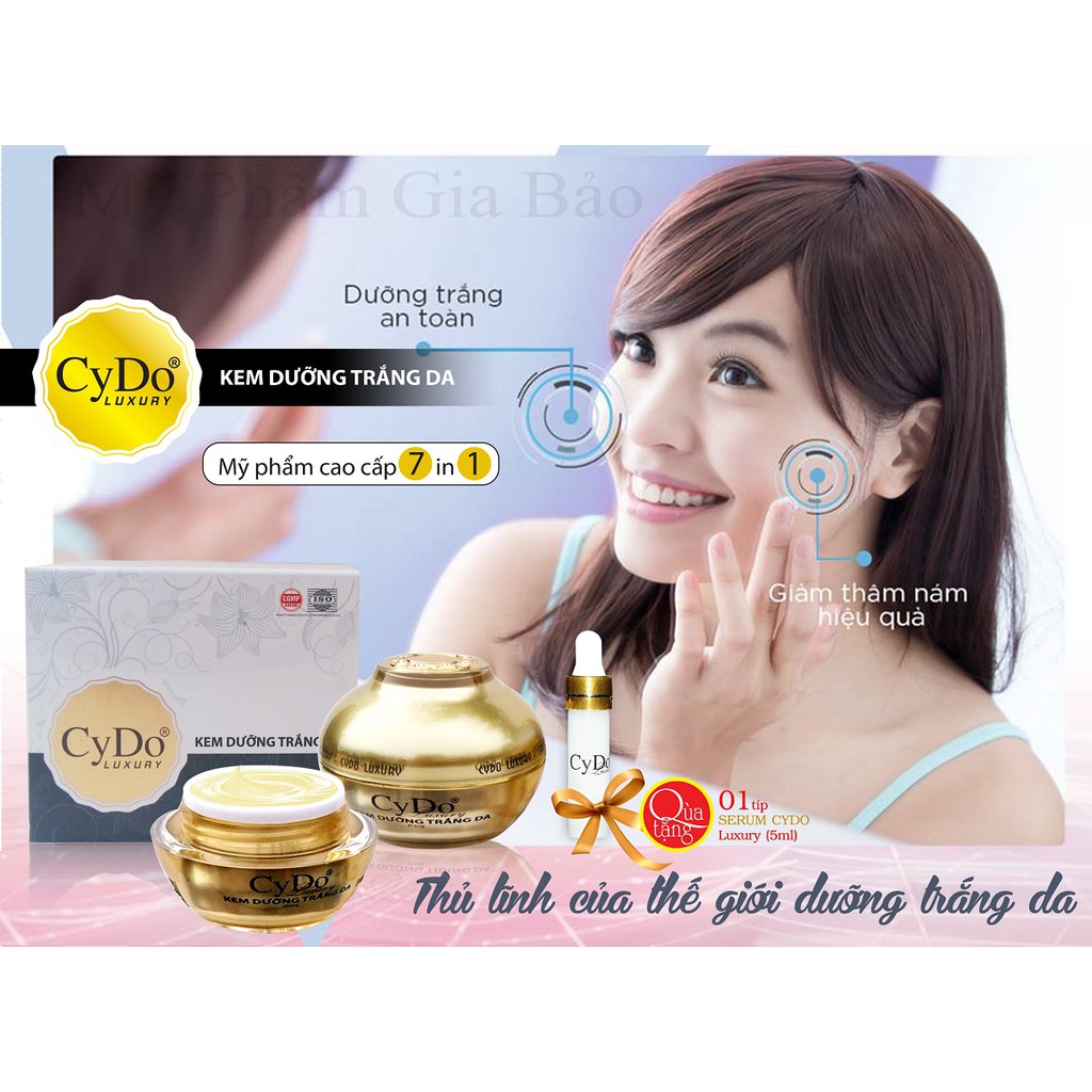 KEM DƯỠNG TRẮNG DA LUXURY - CYDO 30G hàng chính hãng